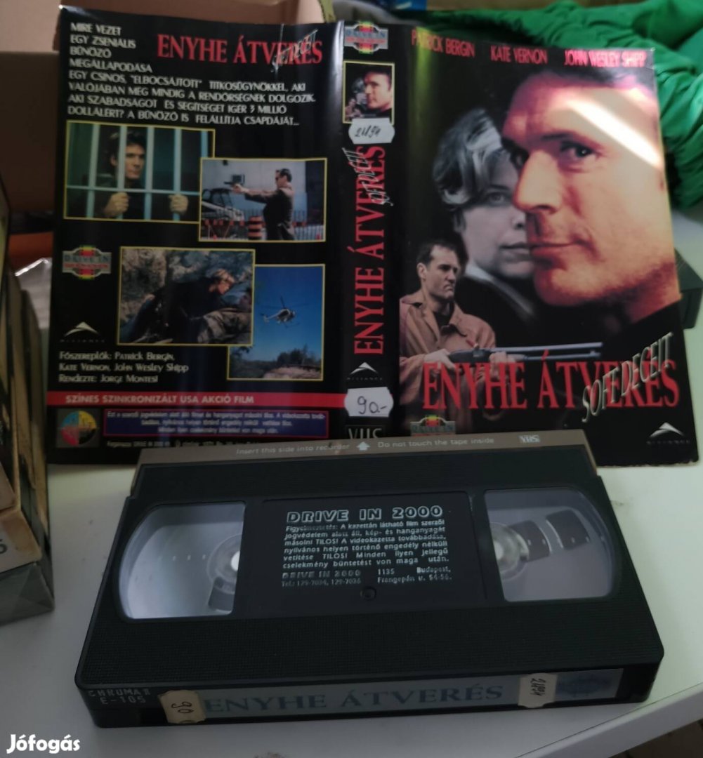 4db műsoros VHS tok nélkül 