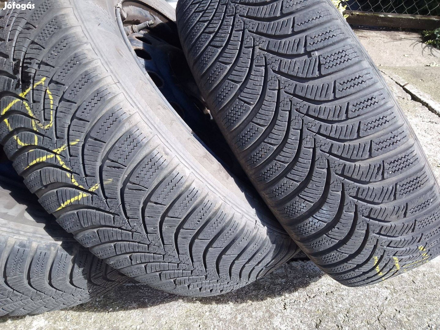 4db téli kerék 15" 4x100 Hankook Winter Icept gumikkal