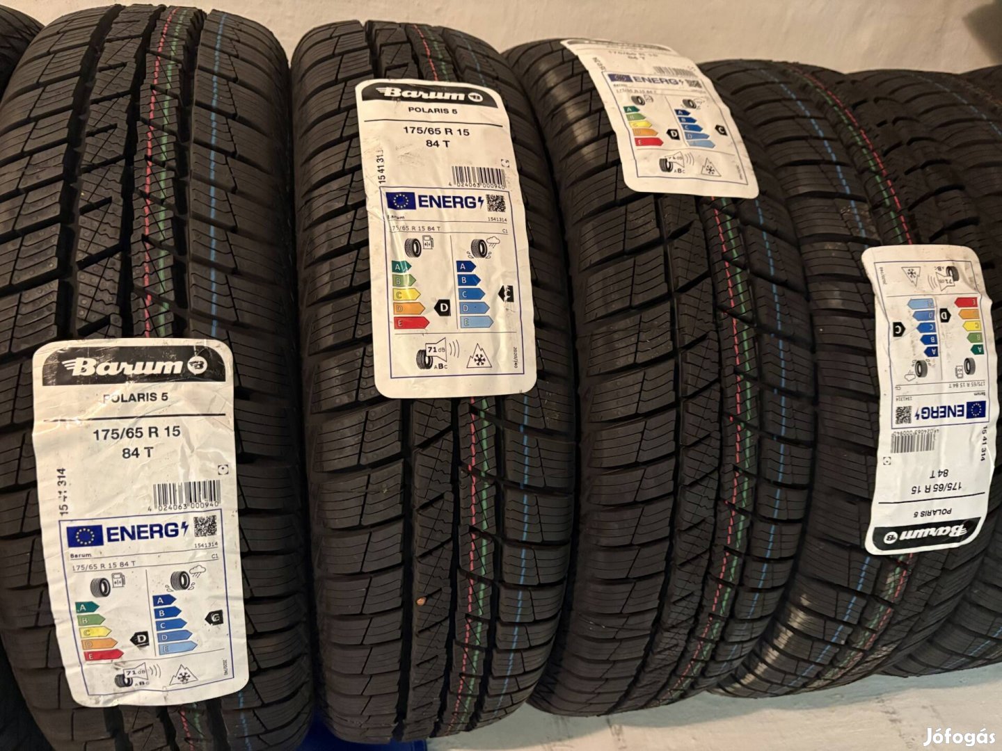 4db új 175/65 R15 Barum Polaris 5 téli gumi Honda jazz Mini cooper