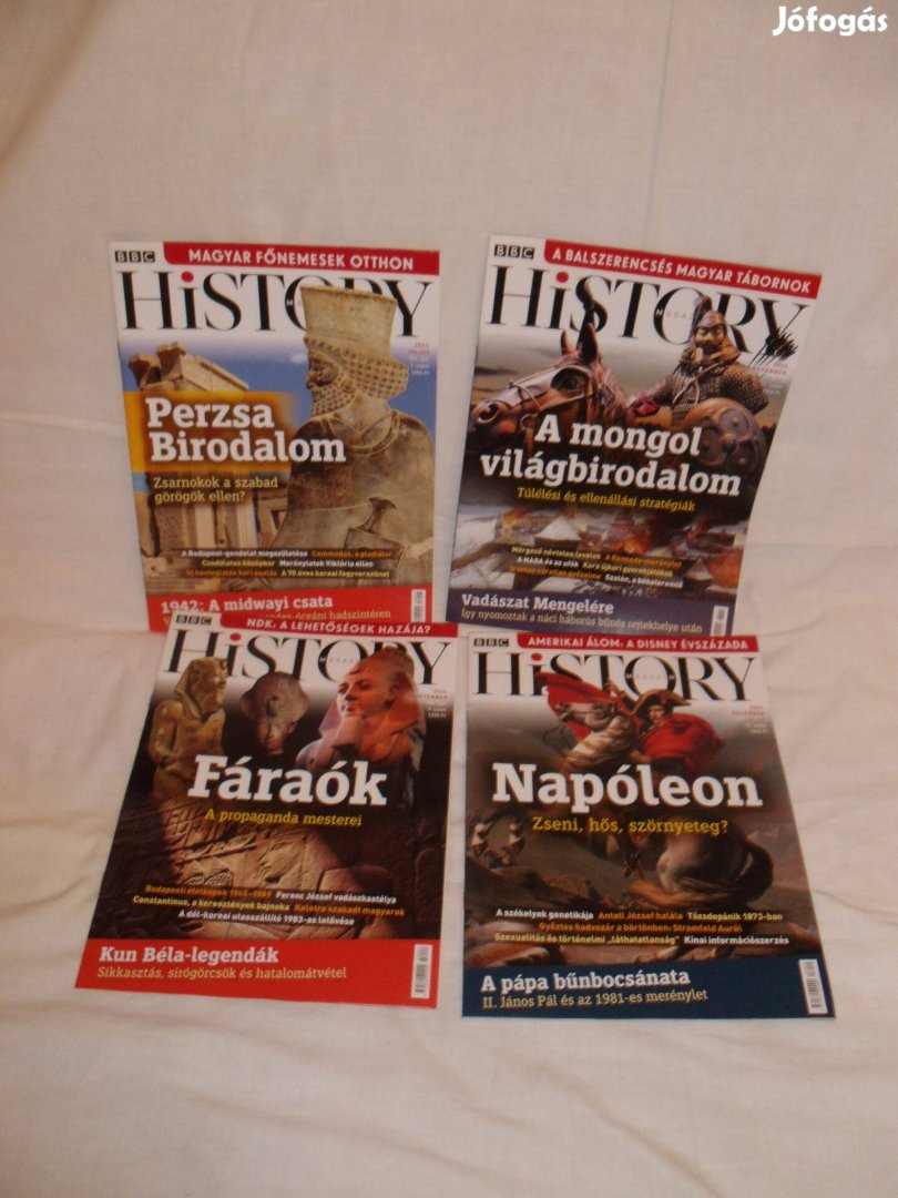 4db új History magazinok