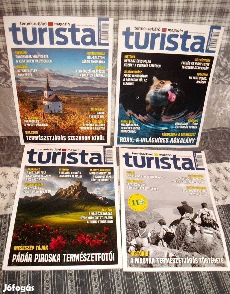 4db új Turista magazinok