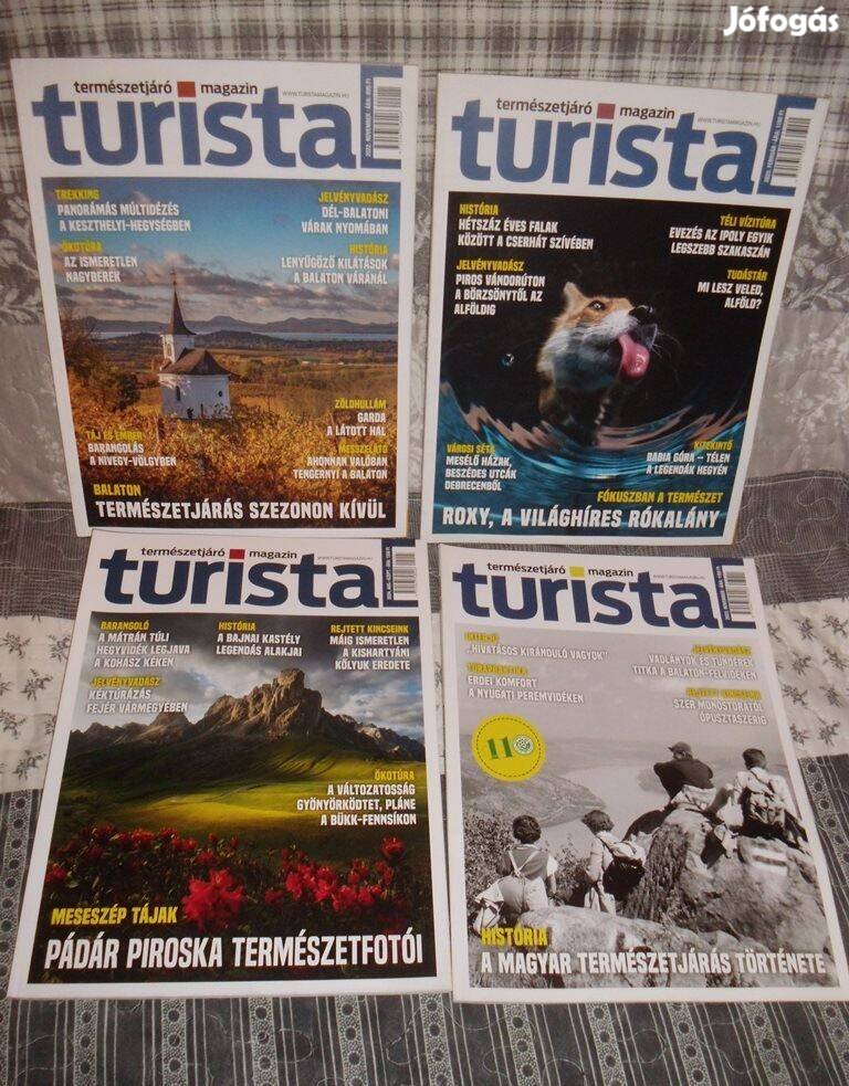 4db vadonat új Turista természetjáró magazinok