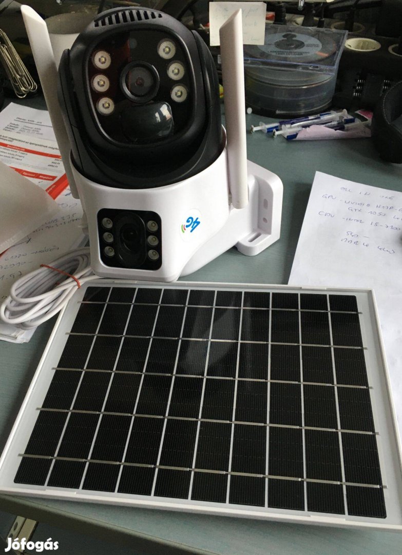 4g solar paneles ptz dupla kamera