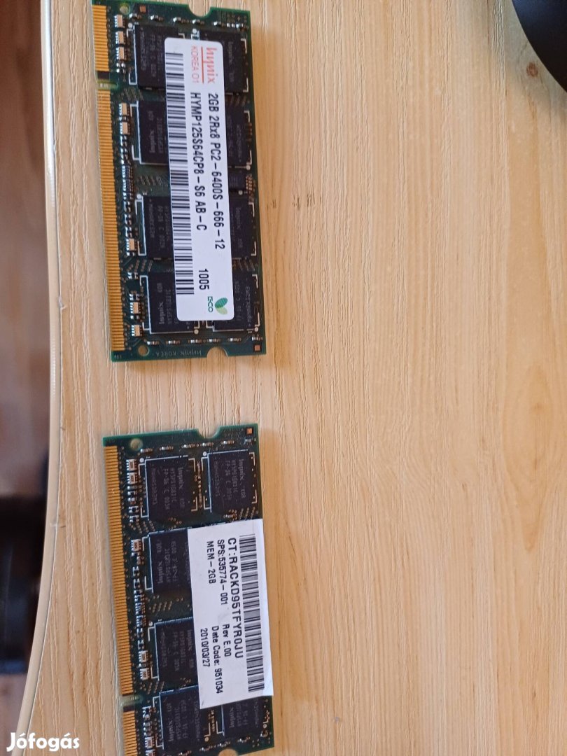 4gb DDR2 notebook laptop memória