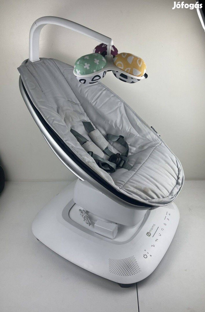 4moms Mamaroo Multi-Motion Baby Swing, Grey Classic with 5 Unique Moti