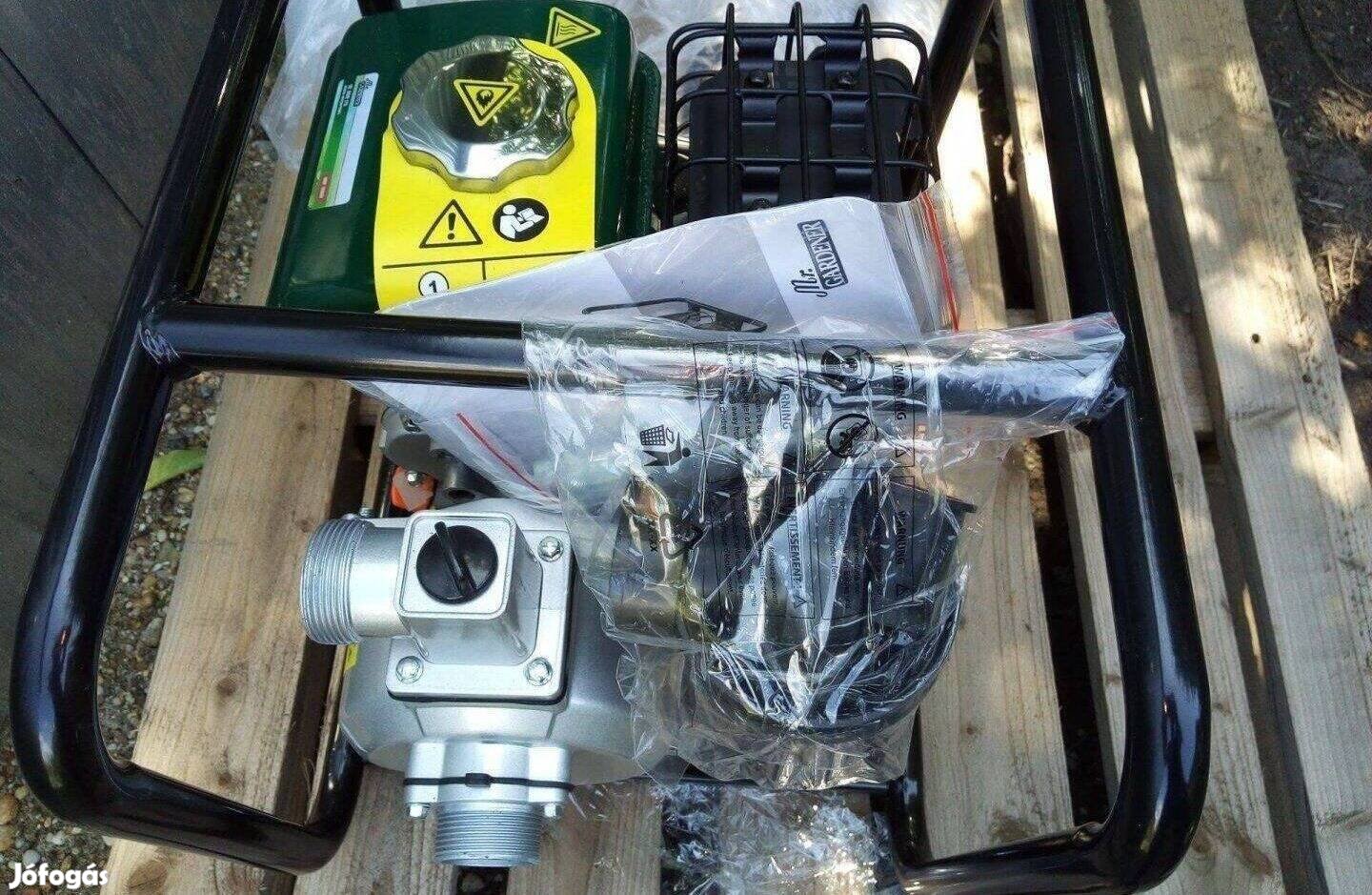 4ütemű Benzinmotoros szivattyú+tömlő