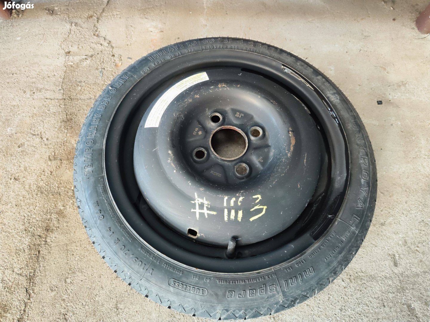 4x100 14" Gyári Seat Mankókerék Felni 90Garage #1113