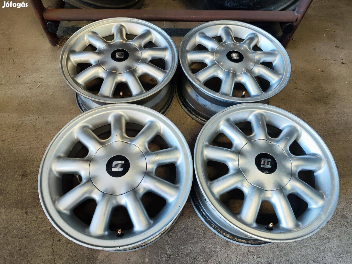 4x100 14" Gyári VW Alufelni Felni 90Garage #1407
