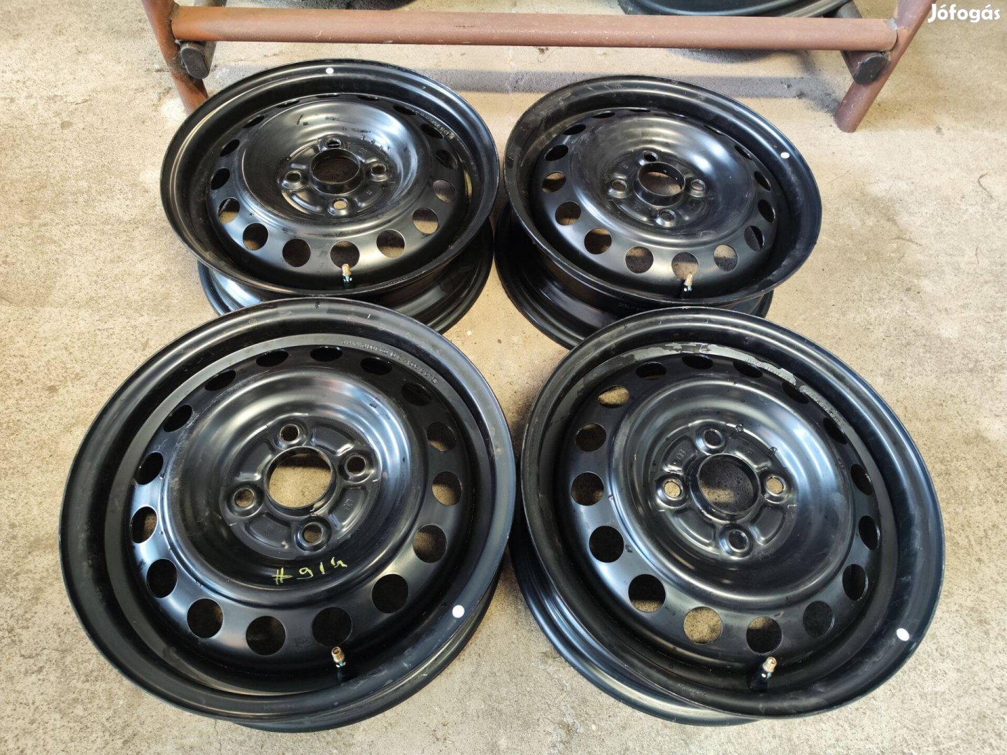 4x100 14" Honda Acélfelni Lemez +KIA Tpms Felni 90Garage #914