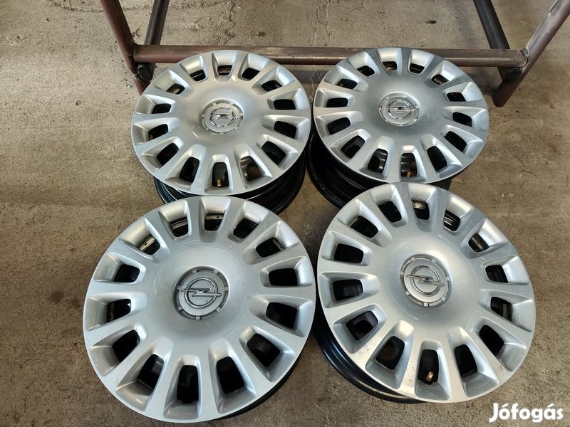 4x100 14" Opel Corsa "D" Acélfelni +Tpms 90Garage #342