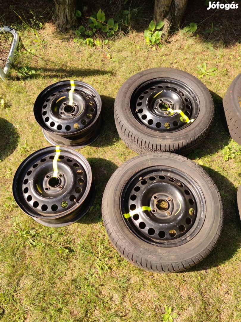4x100 15 ET49 Opel Astra lemezfelni csapatós játszós kerék