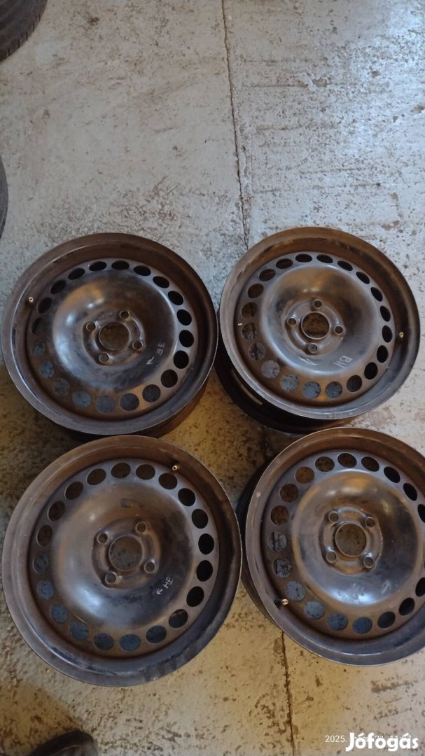 4x100 15"Opel Acélfelni garnitúra eladó