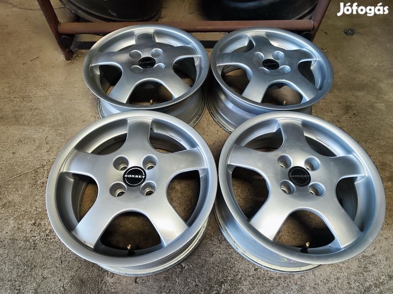 4x100 15" Borbet Alufelni Felni 90Garage #1506
