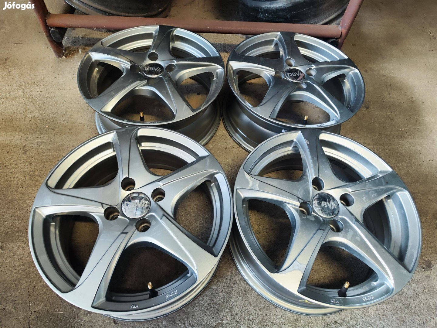4x100 15" DBV Alufelni Felni 90Garage #1456