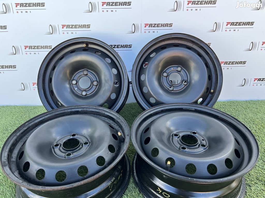 4x100 15" Fiat Grande Punto (Opel) gyári lemezfelni 6Jx15h2 ET43