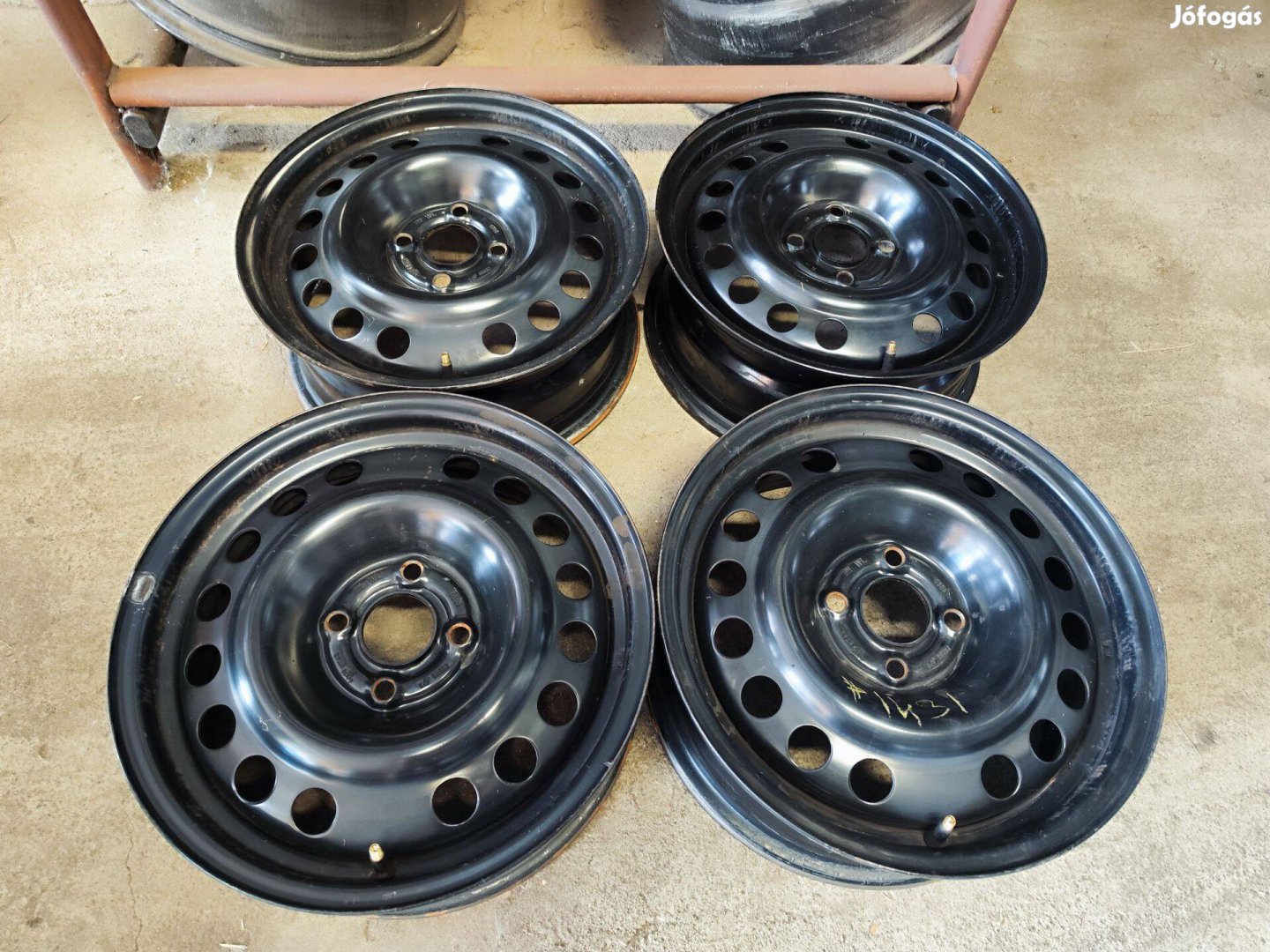 4x100 15" Opel ET43 Acélfelni Lemez Felni 90Garage #1431