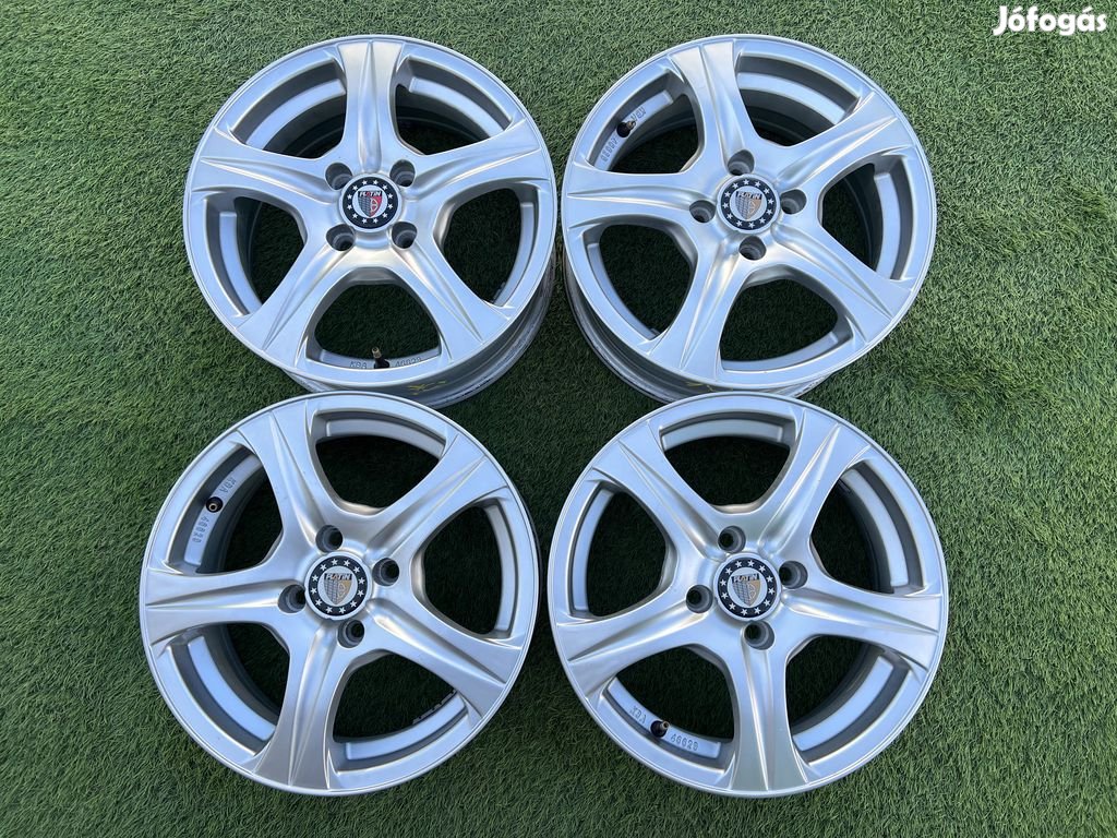 4x100 15" Platin alufelni 6Jx15h2 ET54