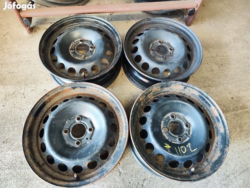 4x100 15" Renault Twingo Acélfelni +TPMS Lemez Felni 90Garage #1102