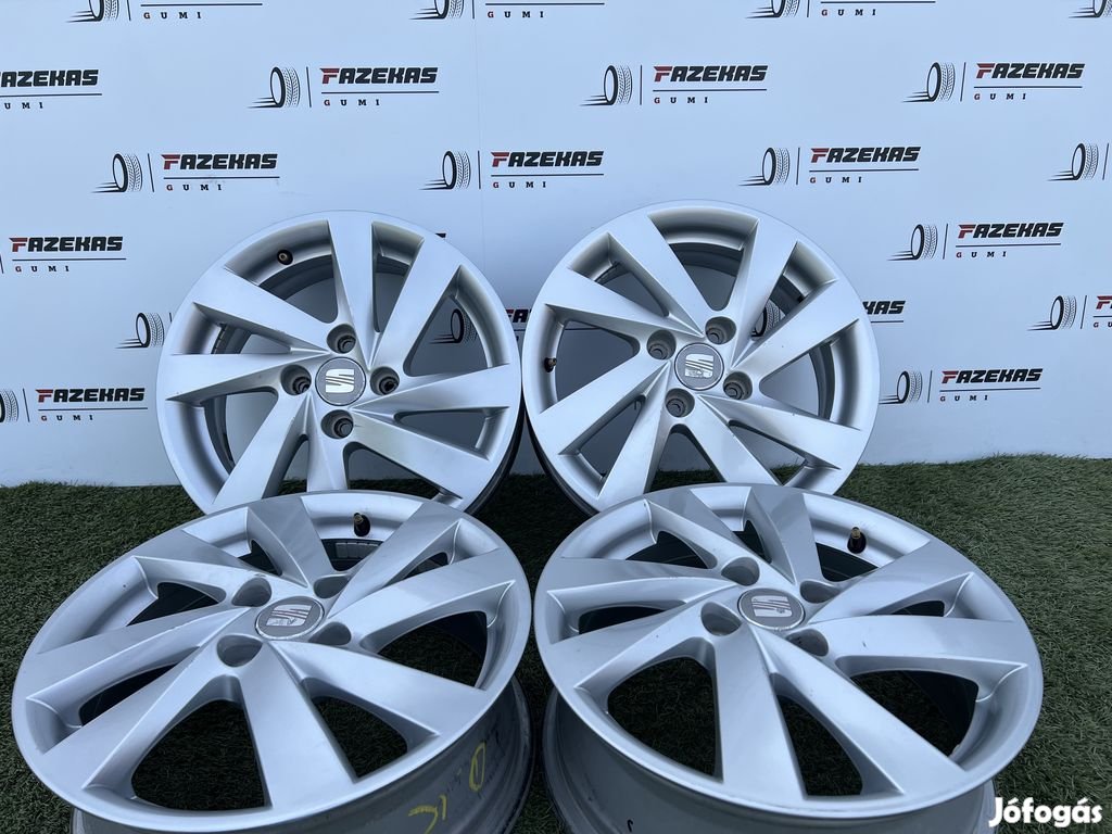 4x100 15 Seat gyári alufelni 5,5Jx15h2 ET41