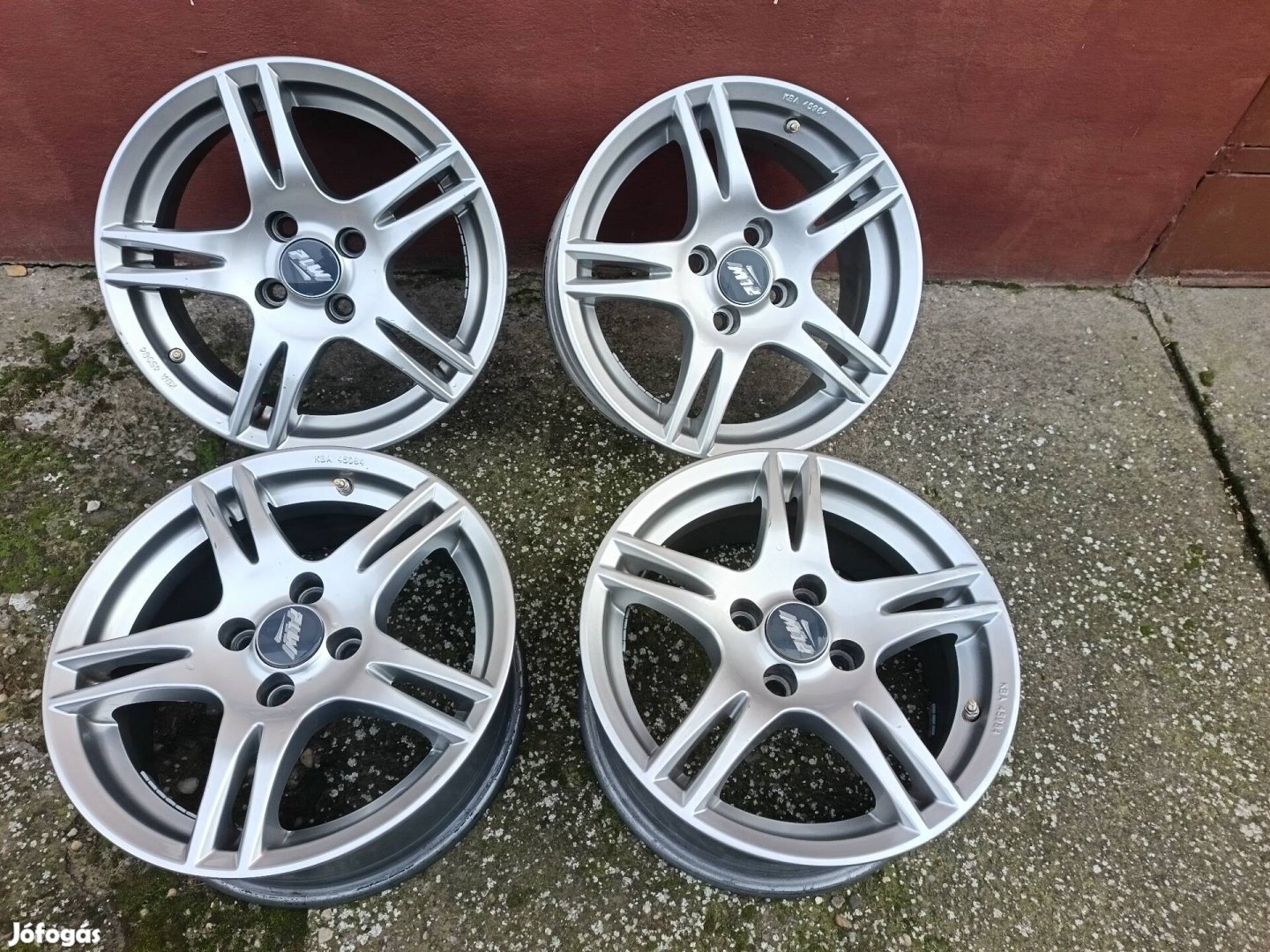 4x100 15 col alufelni szett 