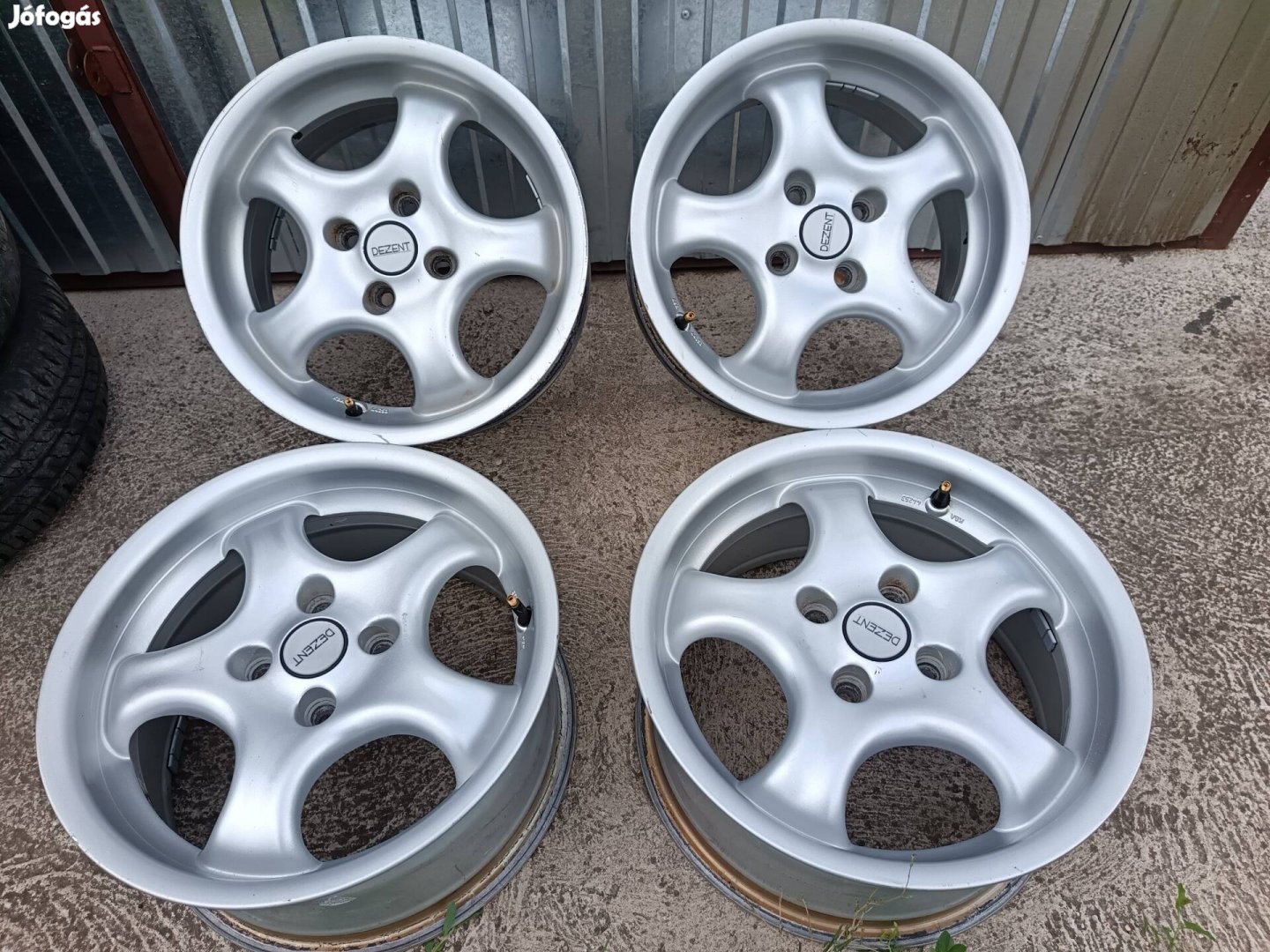 4x100 15 dezent alufelni szett 