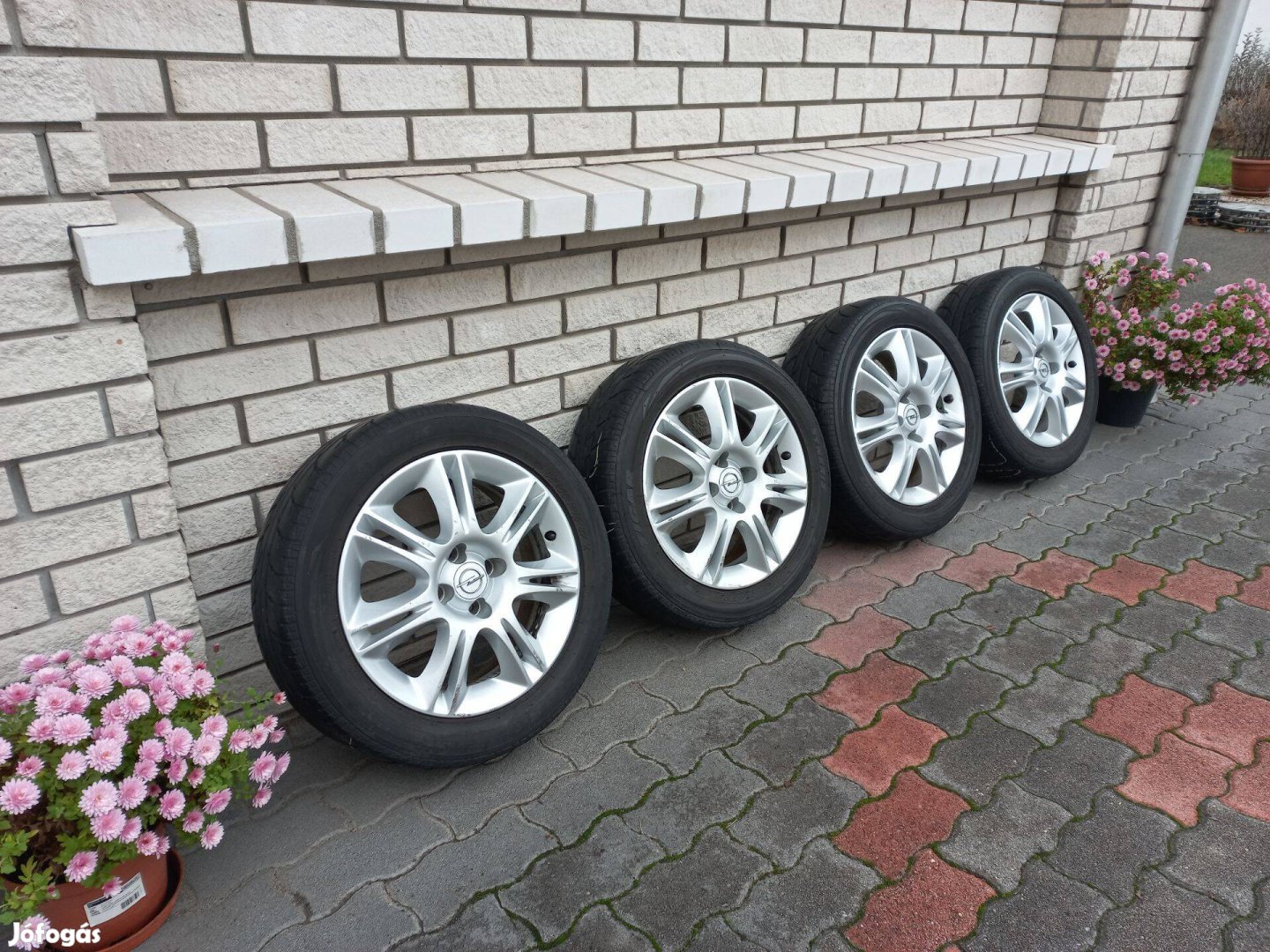 4x100 16 Opel gyári alufelni jó állapotban téli gumihoz is