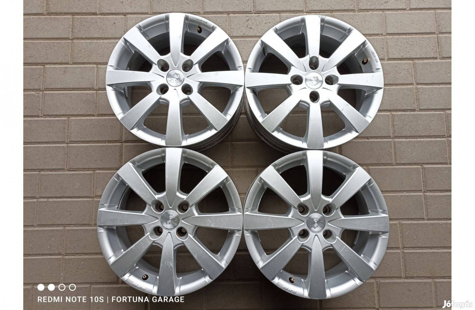 4x100 16" Aluett használt alufelni garnitúra