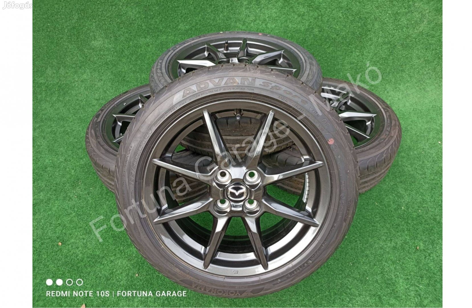 4x100 16" Mazda újszerű nyári kerékgarnitúra