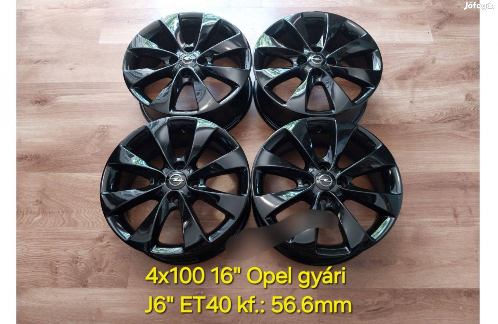 4x100 16" Opel Corsa D/E gyári alufelni garnitúra