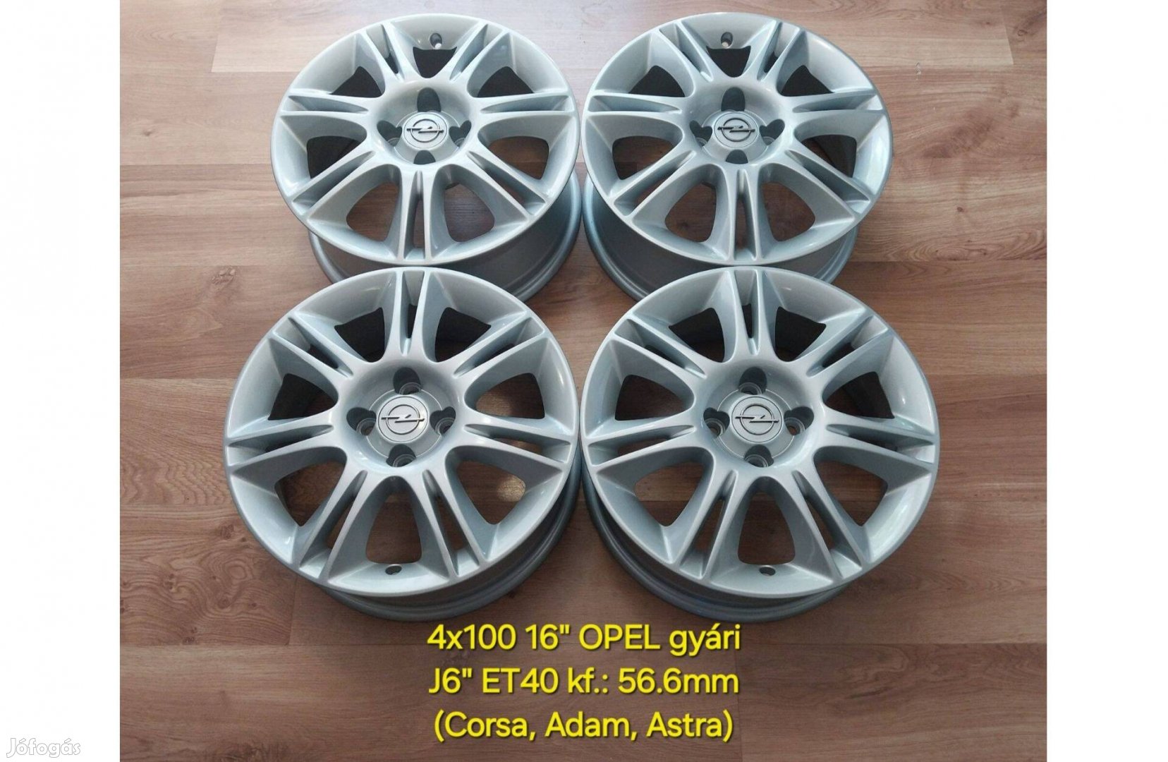 4x100 16" Opel Meriva/Corsa gyári alufelni garnitúra