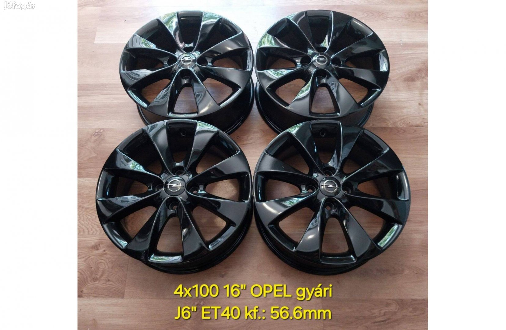 4x100 16" Opel gyári alufelni garnitúra /Adam, Corsa/