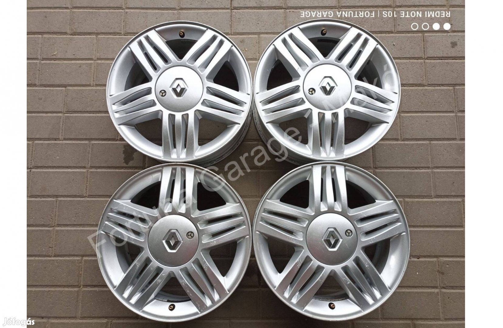 4x100 16" Renault 'Reinastella' használt alufelni garnitúra