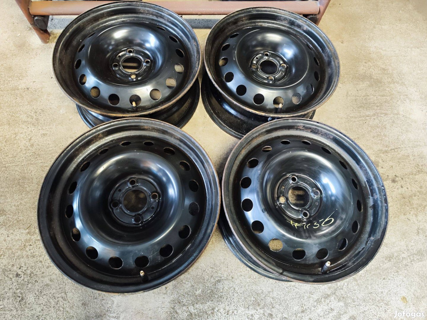 4x100 16" Renault +Tpms Acélfelni Lemez Felni 90Garage #1156