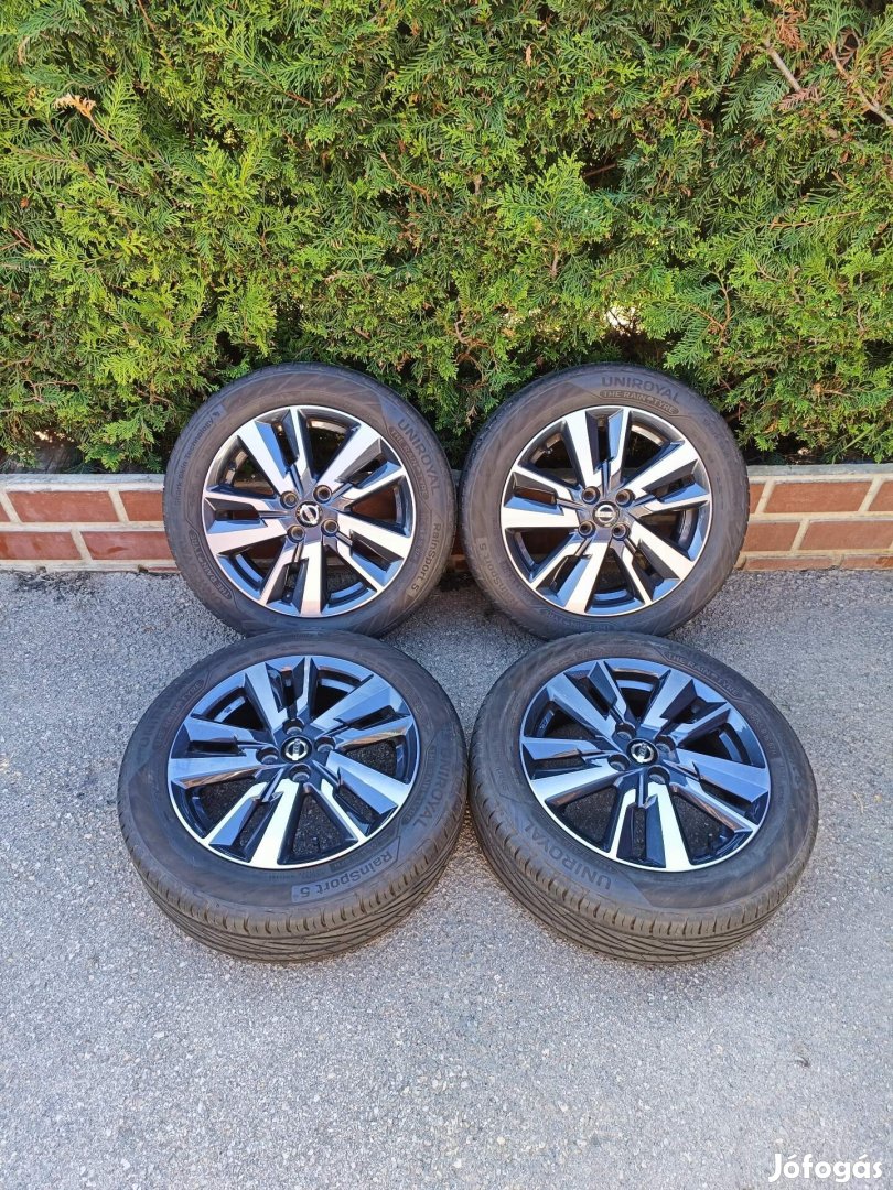 4x100 16 / 16" Gyári Nissan, Dacia, alufelni 195/55 R16 nyári gumi
