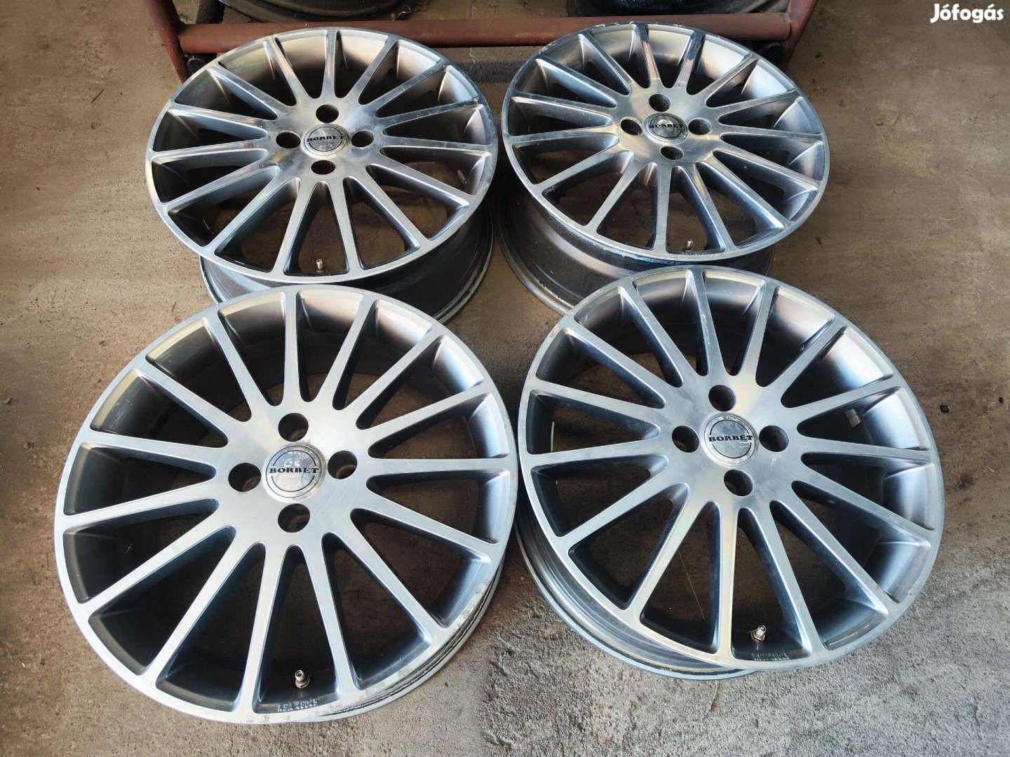 4x100 17" Borbet Alufelni Felni 90Garage #1067