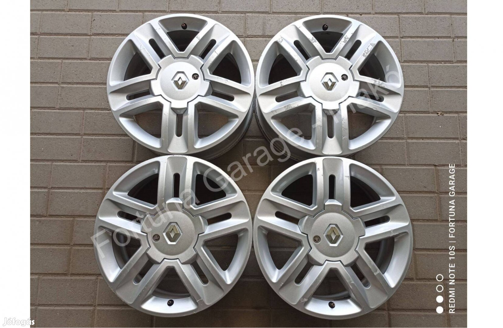4x100 17" Renault Louxor használ alufelni garnitúra