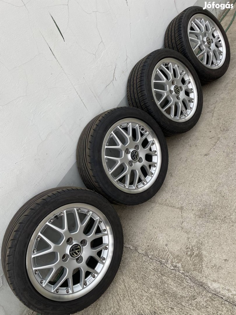 4x100 Bbs rs Gyari gti Cupra 195/45 jó nyári