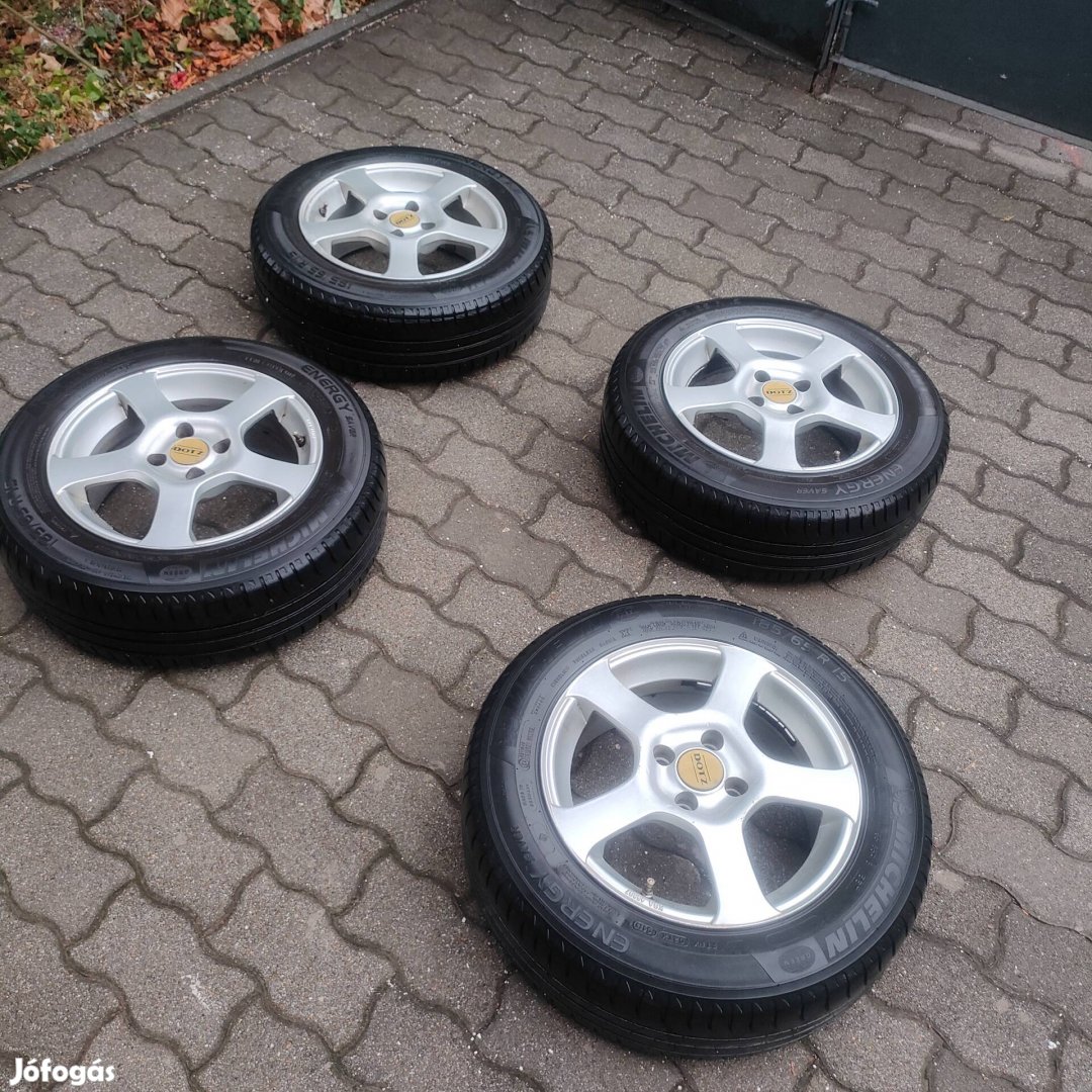 4x100 Dotz alufelni nyári gumikkal Opel astra G