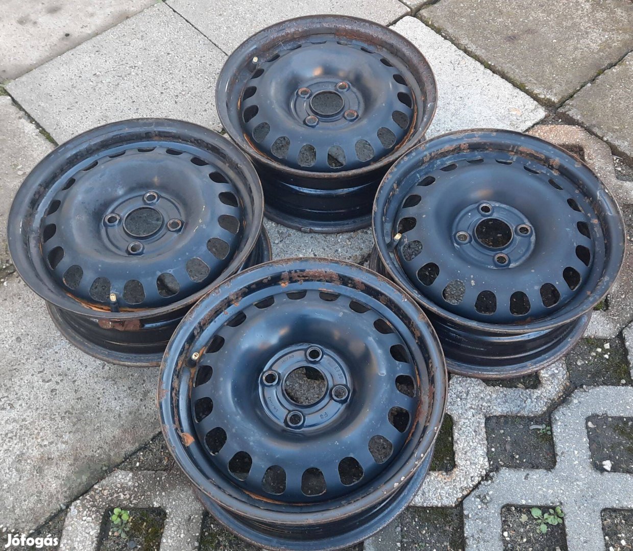 4x100 Eredeti Opel Acélfelni 14"