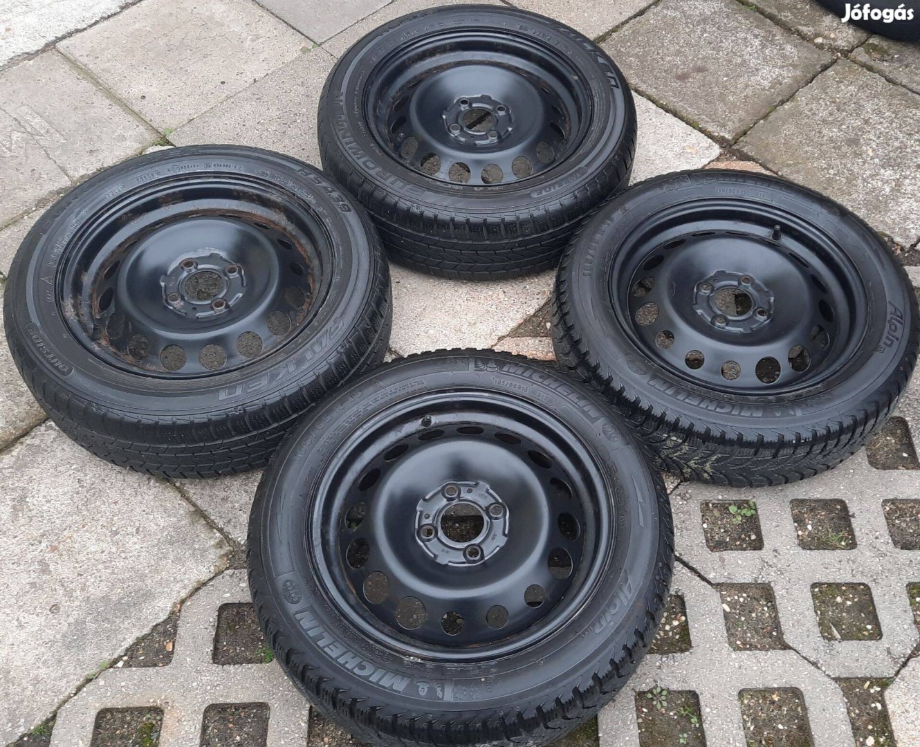 4x100 Eredeti Renault Acélfelni 15" Kétszéles