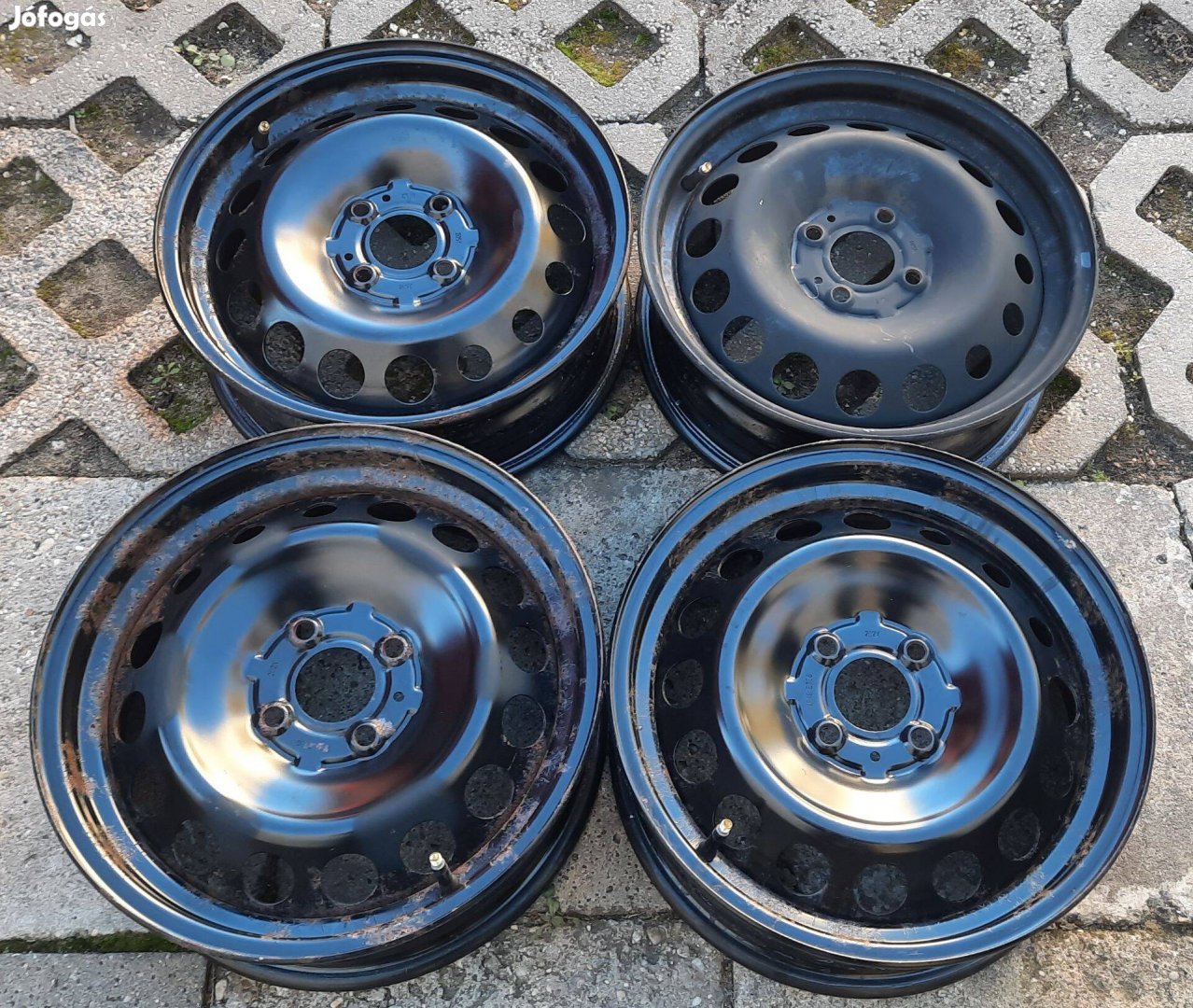 4x100 Gyári Renault Lemezfelni 15" Kétszéles