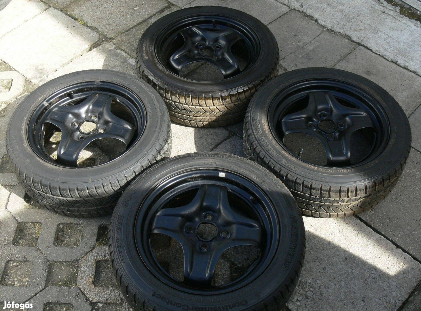 4x100 Opel Struktur Acélfelni 15"