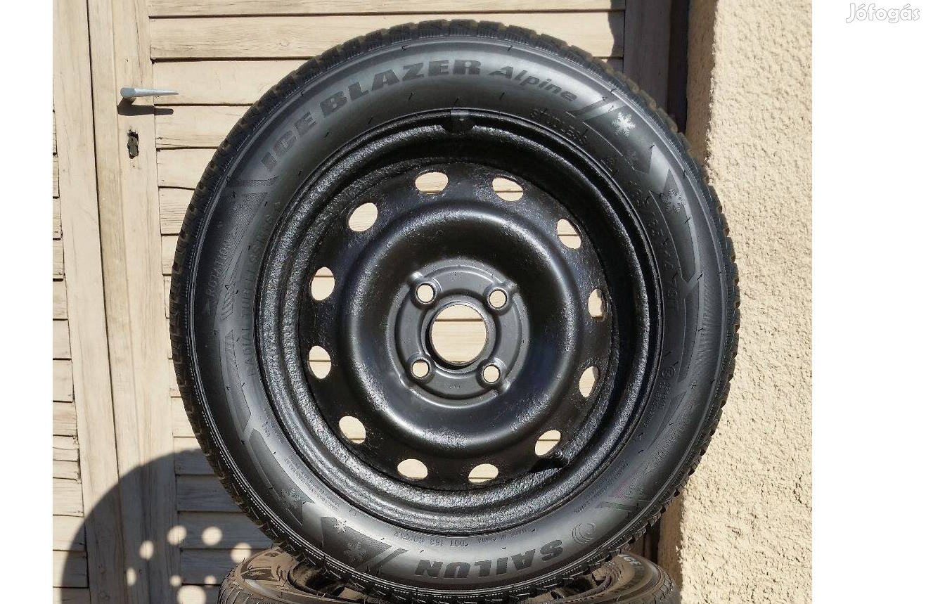 4x100 R14 Suzuki Felni nagyonjó téli gumival 165/65 Toyota Hyundai Kia