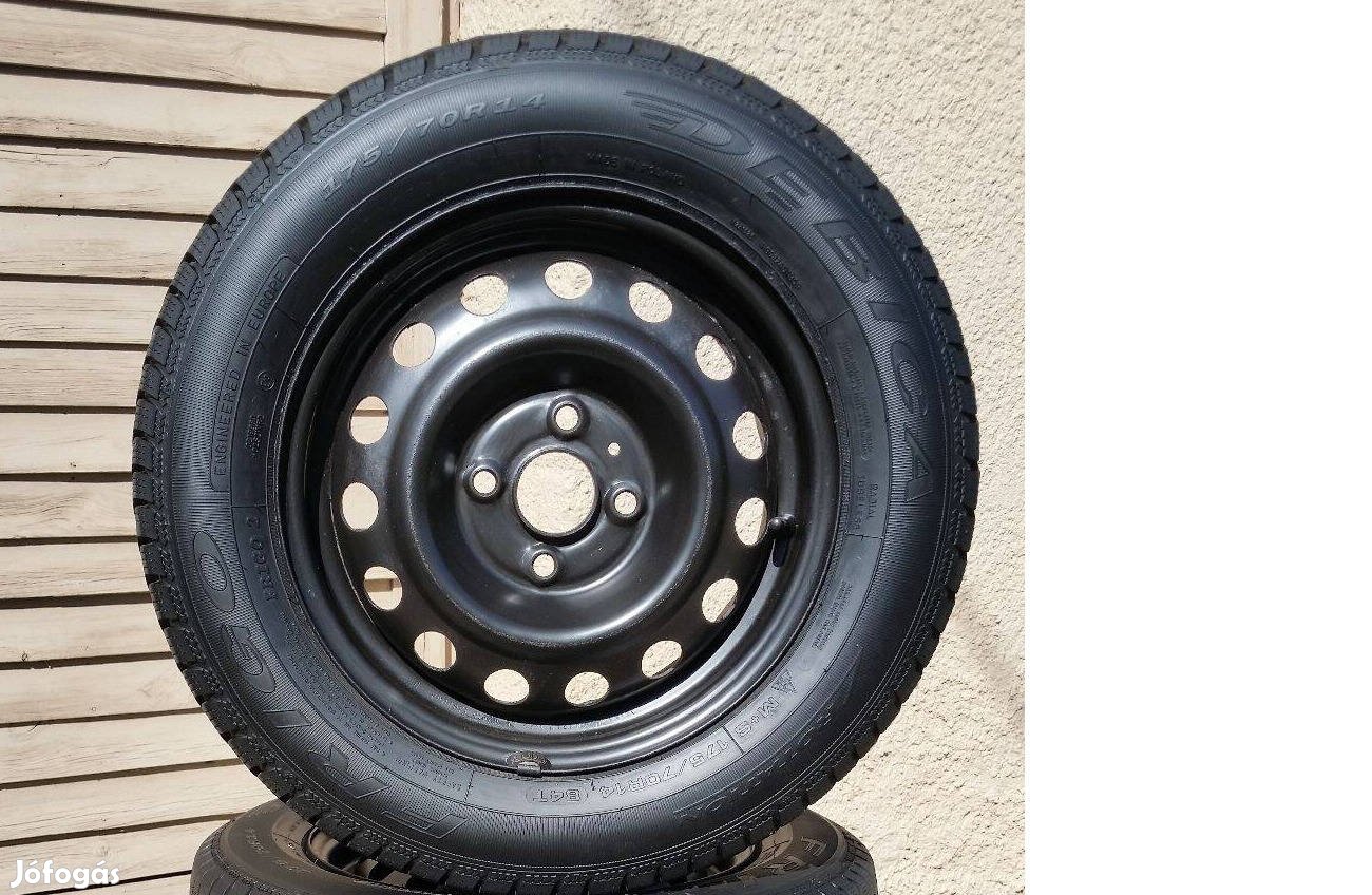 4x100 R14 Toyota Felni nagyonjó téli gumival 175/70 Suzuki Hyundai Kia