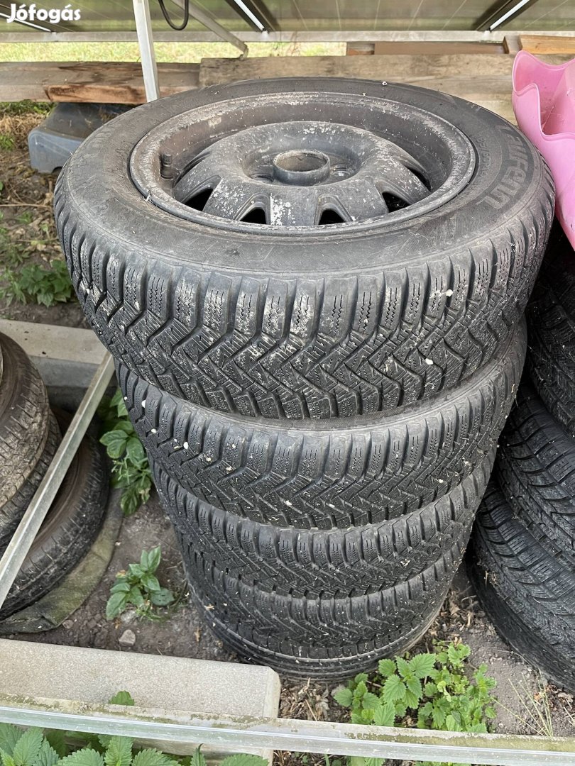 4x100 R14 alufelni, 185/60 R14 téigumi