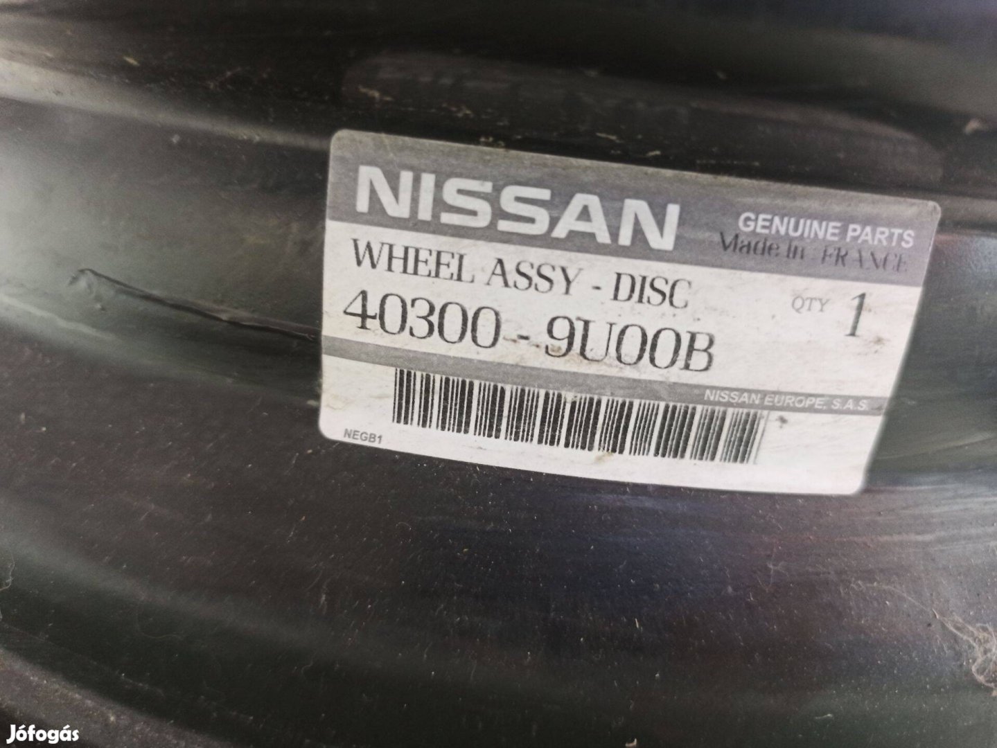 4x100 R15 60,1 ET15 acélfelni Nissan, Honda,Toyota, Mazda,