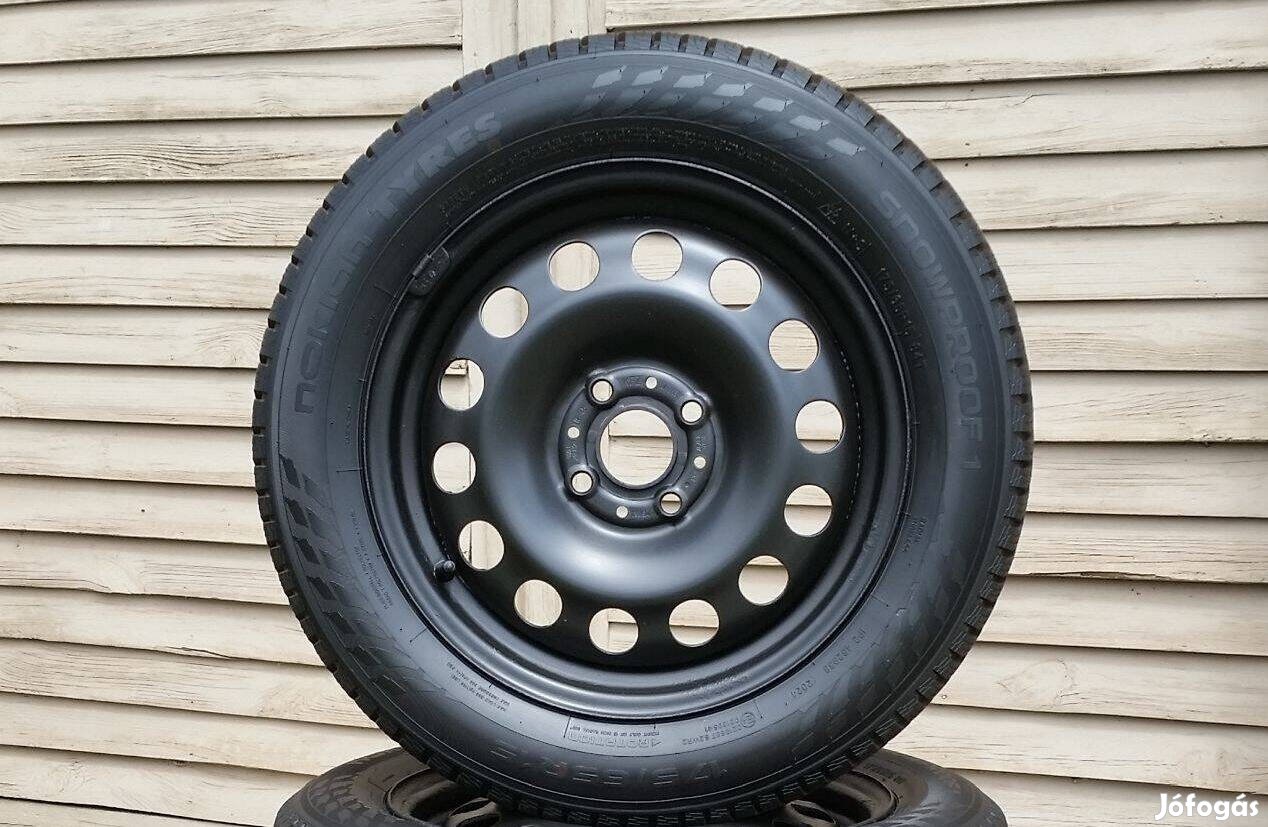 4x100 R15 Honda Felni újszerű téli gumival 175/65 Kia Mini