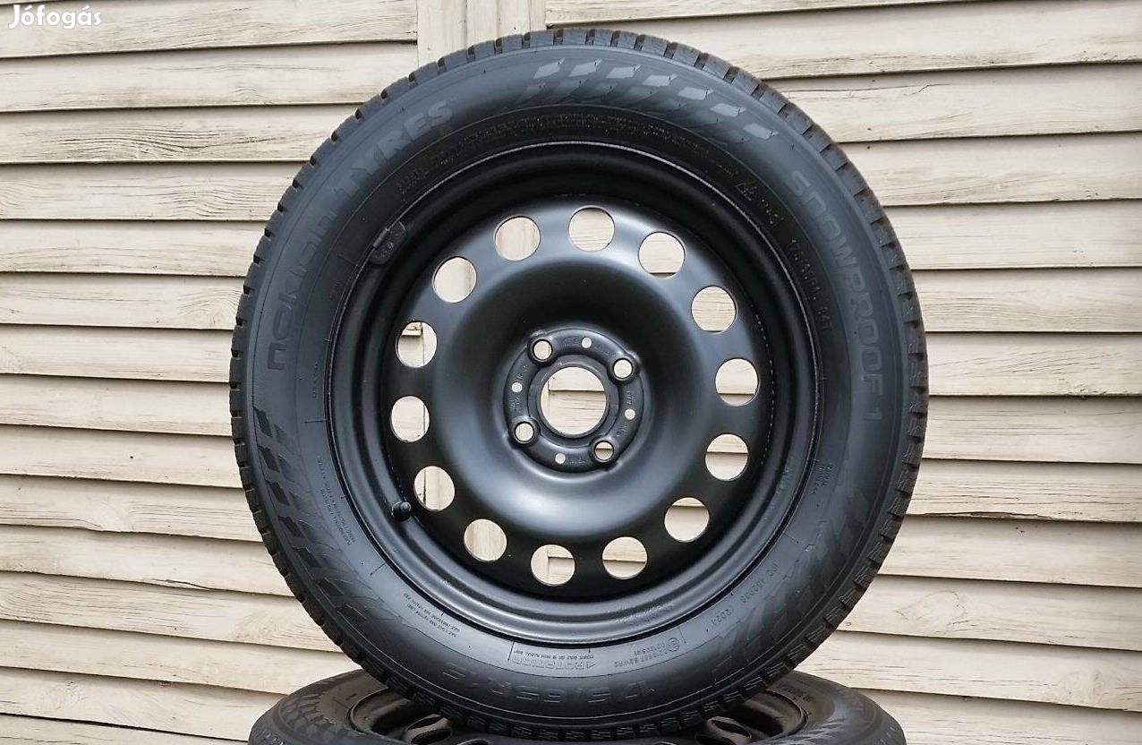 4x100 R15 Honda Felni újszerű téli gumival 175/65 Kia Mini