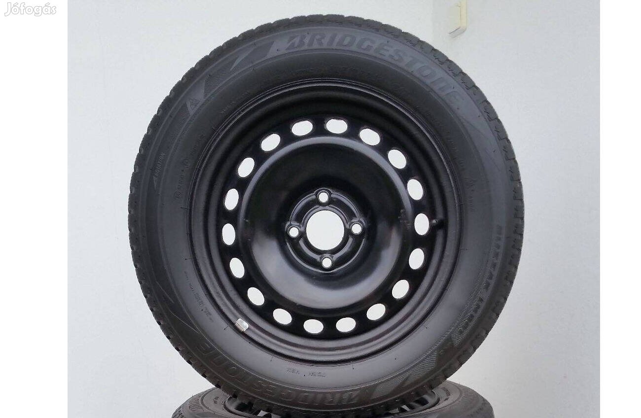 4x100 R15 Renault Felni nagyon jó téli gumival 195/65 Dacia Nissan