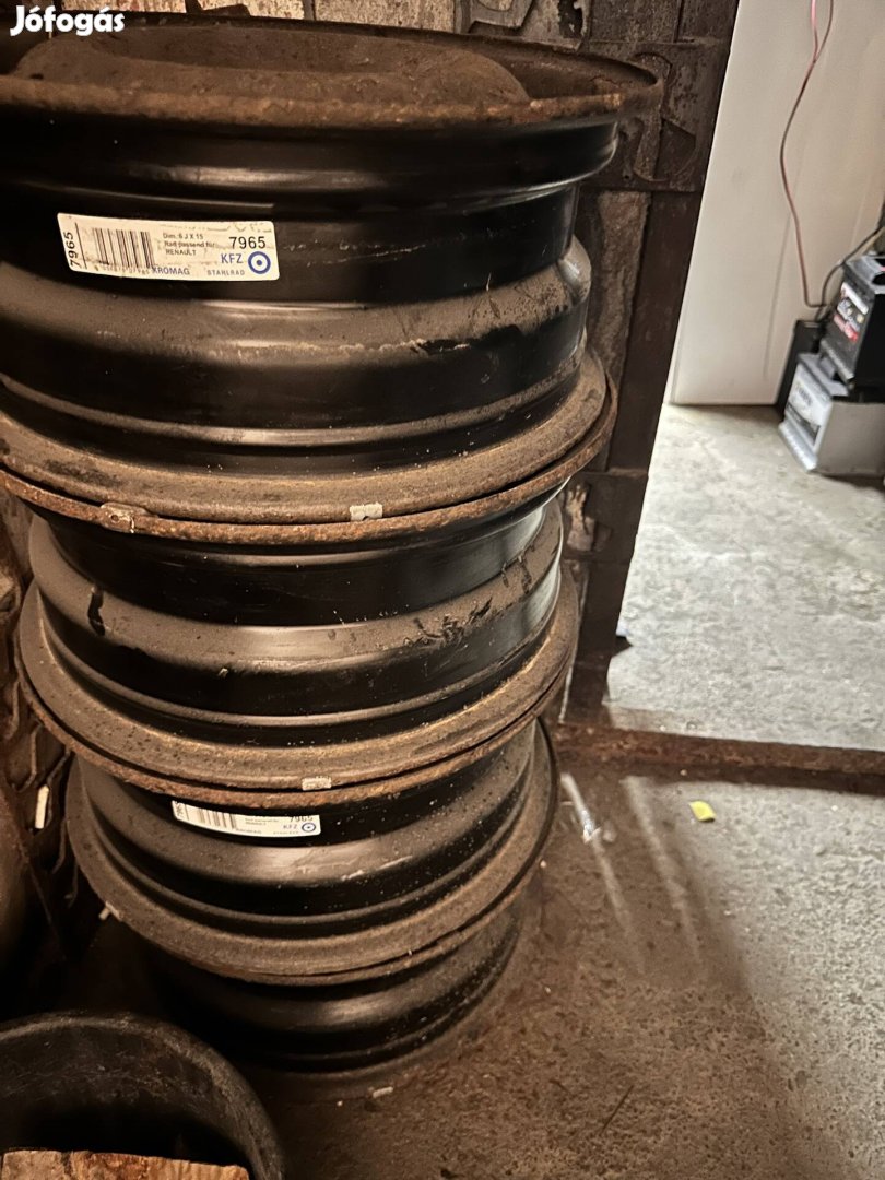 4x100 R15" Lemezfelni Szett Akció 